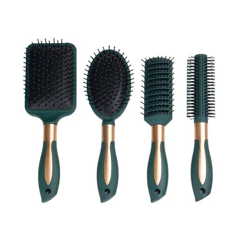 KLINA Oval Round Hairbrush - Anti-Static Detangling Massage Brush with Air Cushion