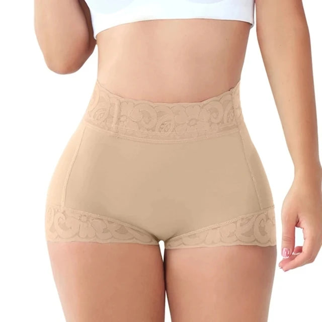 Embrace Your Curves: High-Waisted Sculpting Shorts with Natural Lift