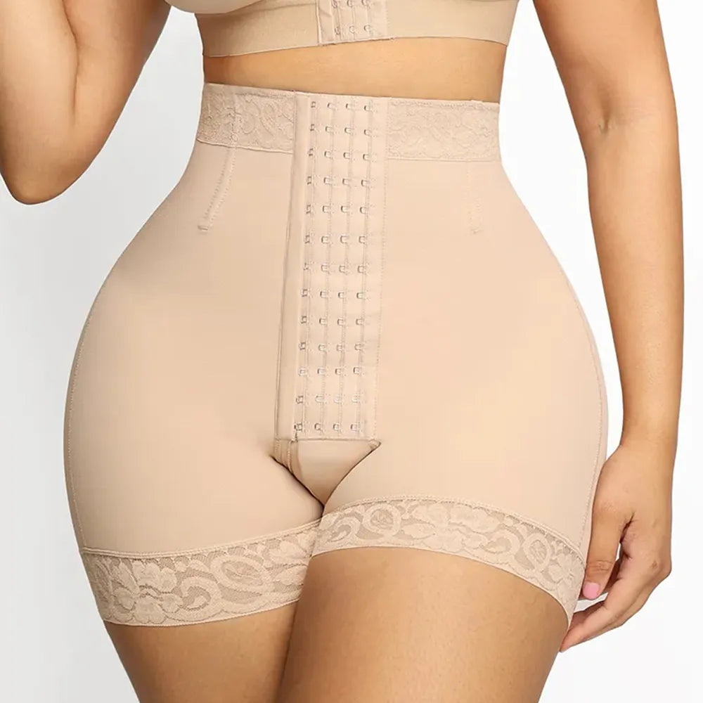 Sculpt & Shine Colombian BBL Shorts - Medium Control Waist Trainer for Women