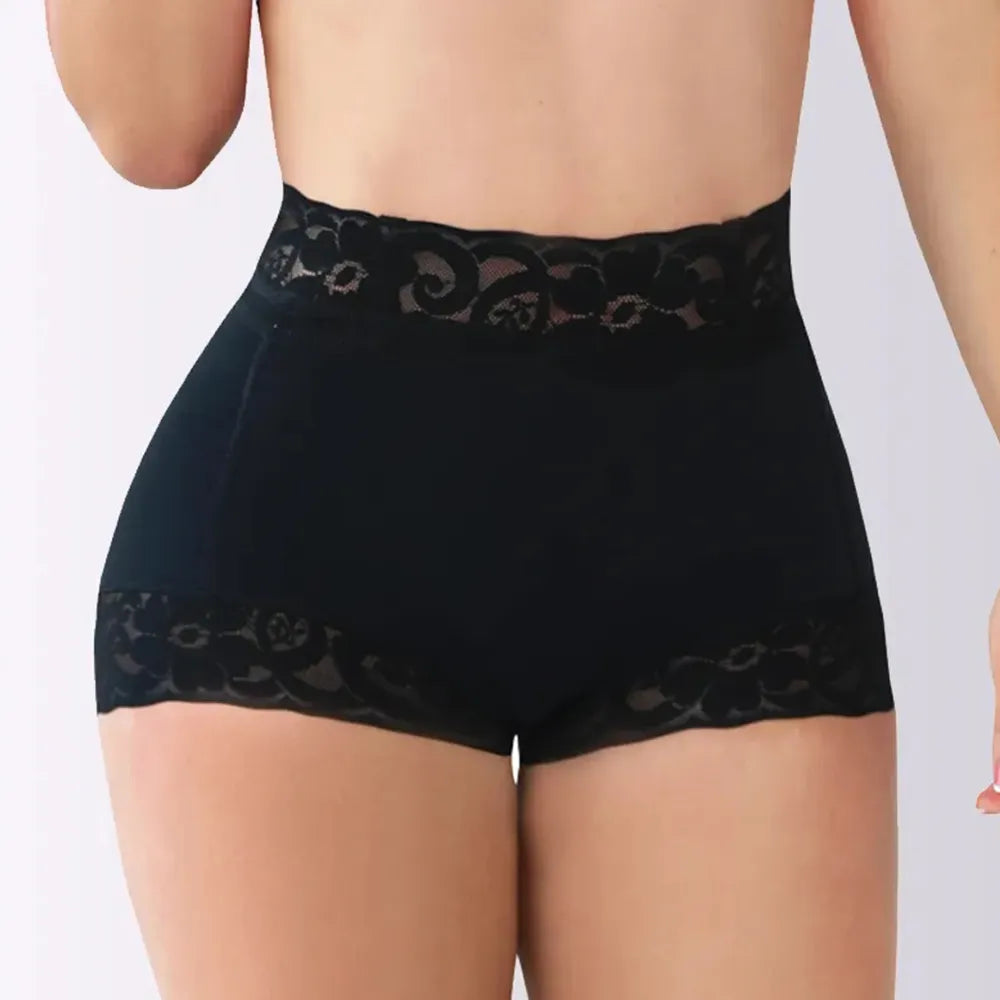 Embrace Your Curves: High-Waisted Sculpting Shorts with Natural Lift